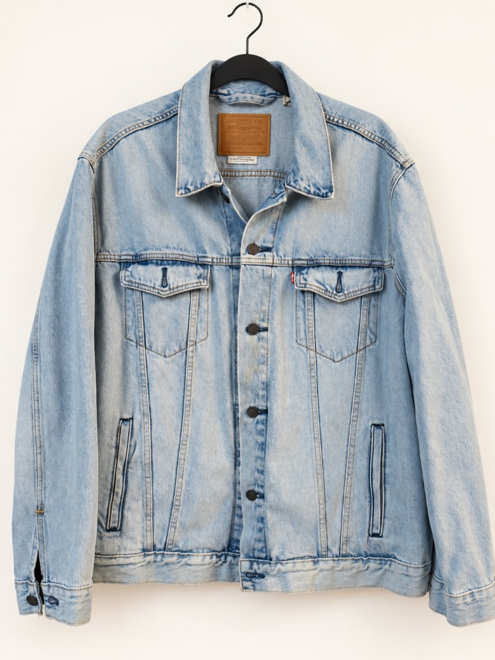 Levi's Premium Light Wash Oversized Denim Jacket XXL